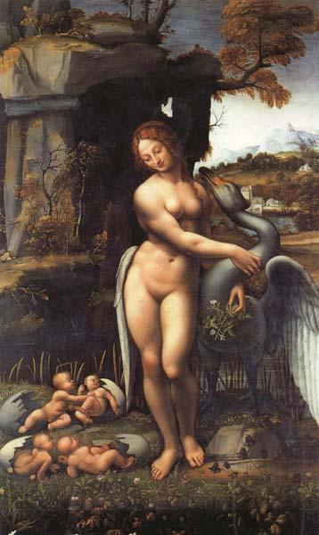 LEONARDO da Vinci Leda and the Swan china oil painting image